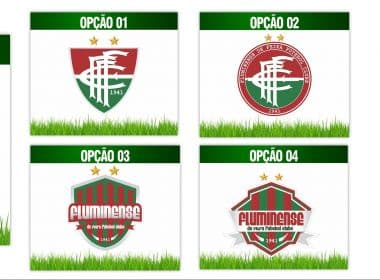 Fluminense de Feira abre votação para torcida escolher novo escudo 