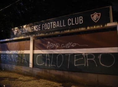 Após empate com Ceará, sede do Fluminense é pichada