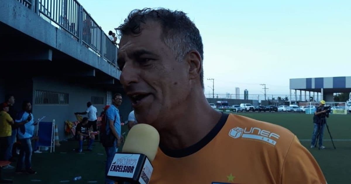 'Somos líderes com autoridade', diz Barbosinha, após empate do Bahia de Feira com Vitória