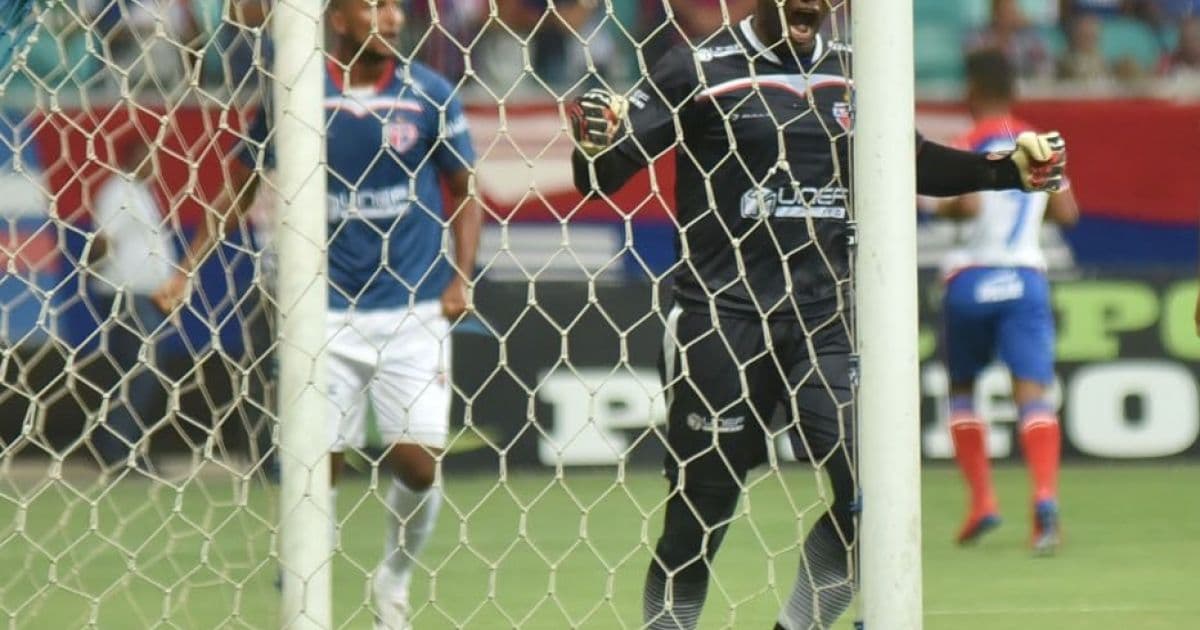 Após suspensão, goleiro Jair reforça o Bahia de Feira no jogo de ida da semifinal