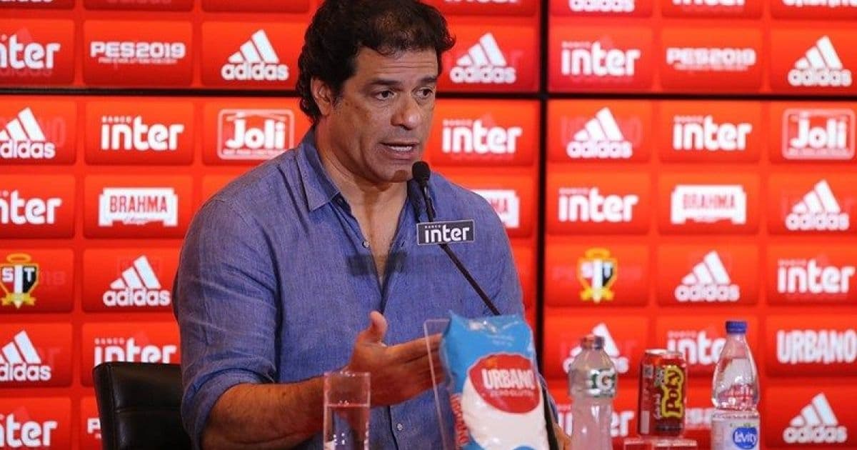 Após empate do São Paulo com Bahia, Raí critica arbitragem: 'Falta de critério'