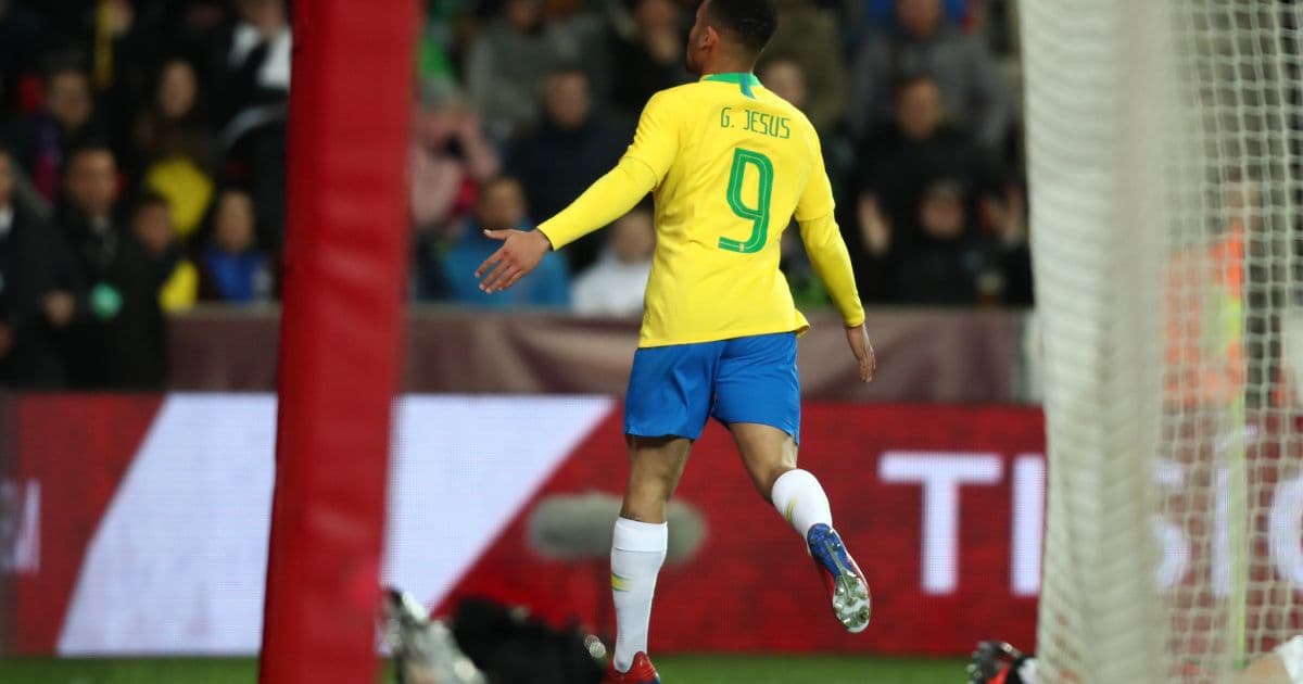 Com dois gols de Gabriel Jesus, Brasil goleia Honduras por 7 a 0 em amistoso 