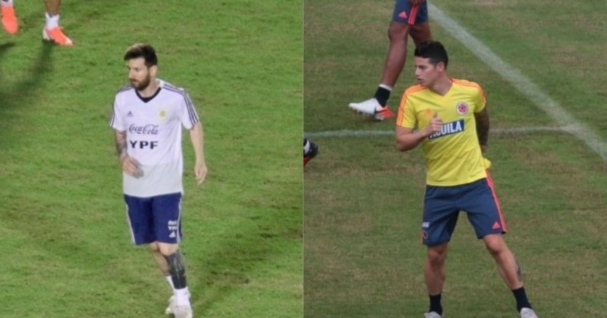 Argentina e Colômbia se enfrentam neste sábado pela primeira rodada da Copa América