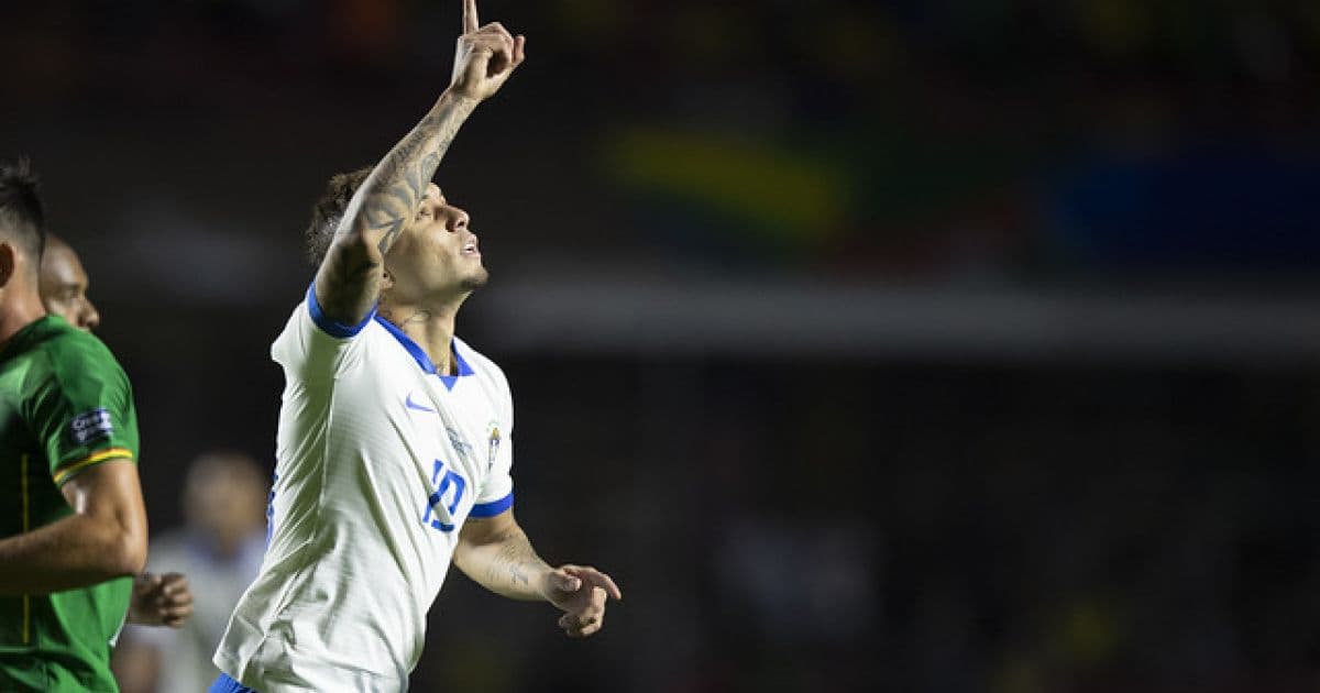 'Feliz por tirar esse peso', diz Everton após golaço pela Seleção Brasileira