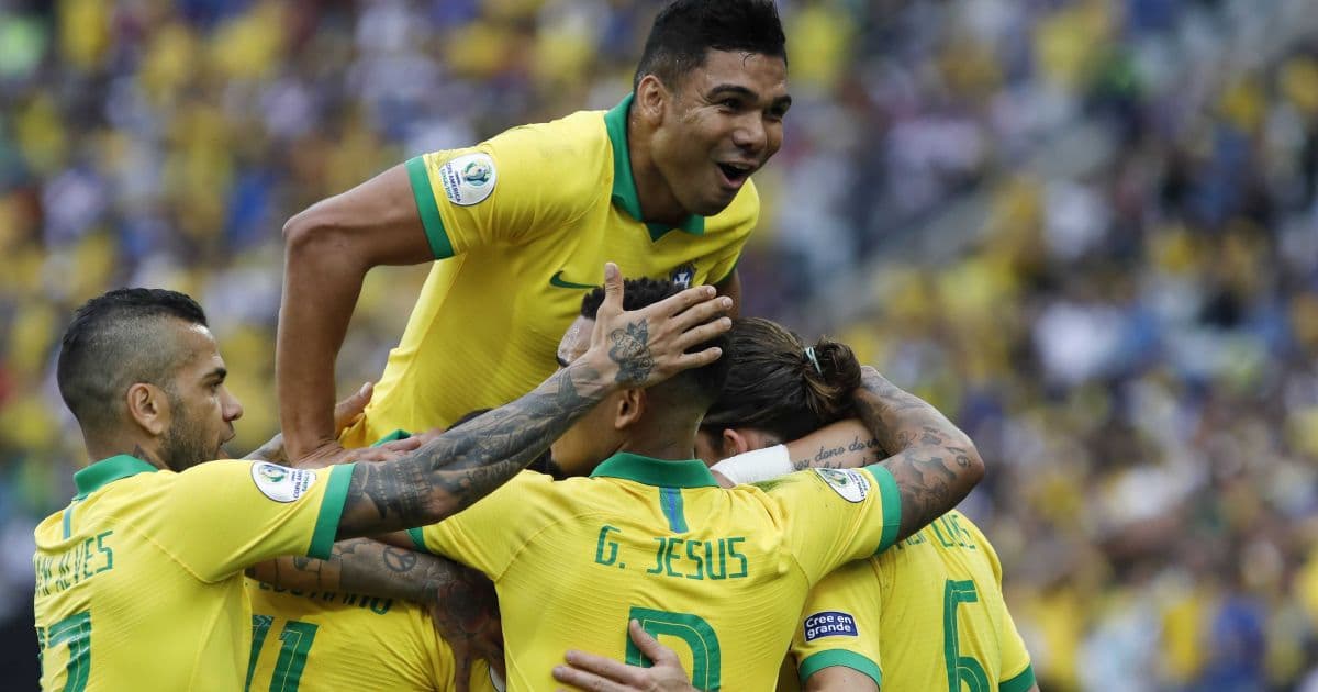 Com tranquilidade, Brasil goleia Peru e avança para as quartas de final