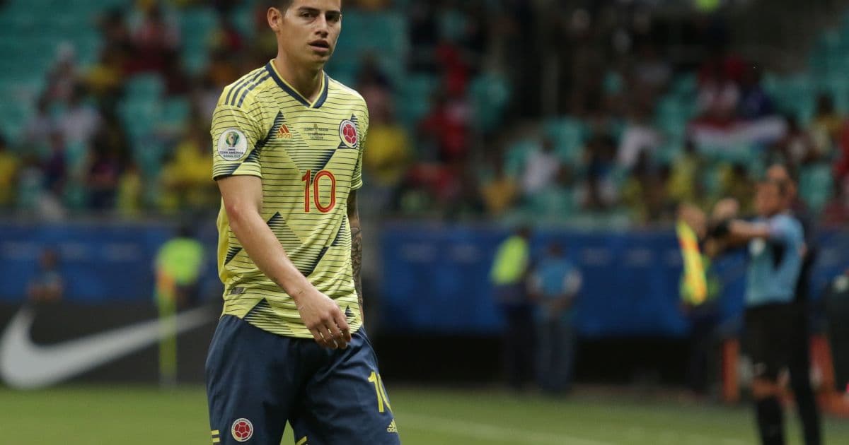 'Rivais muito duros', diz James sobre Chile e Uruguai, possíveis adversários da Colômbia