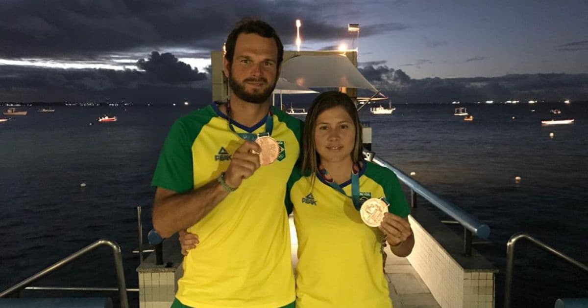 Bronze na vela no Pan, casal baiano traça nova meta: fazer campanha olímpica para 2024