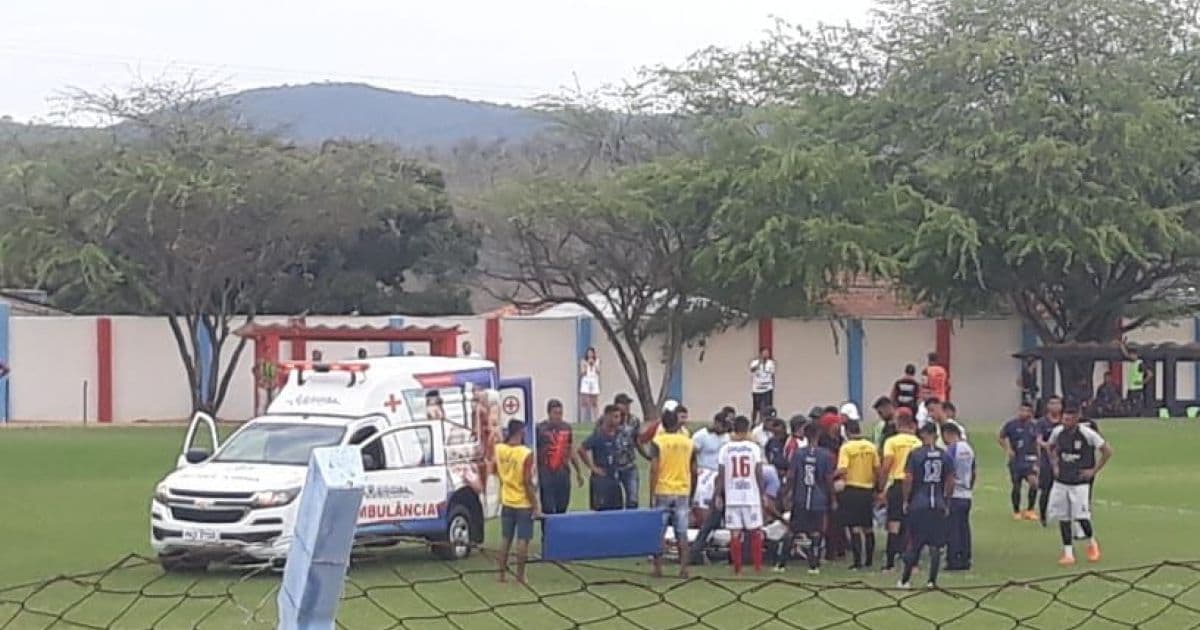 Jogador da seleção de Campo Formoso morre ao passar mal em campo pelo Intermunicipal