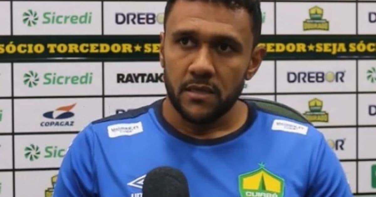Zagueiro do Cuiabá lamenta derrota para o Vitória: 'Acabamos dando mole'
