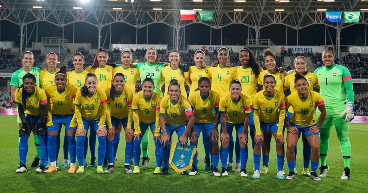 Seleção brasileira feminina irá disputar torneio amistoso na China em novembro