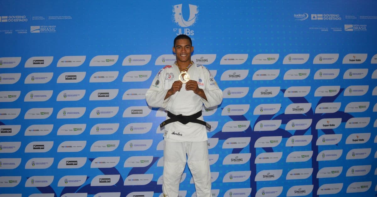 Judoca conquista primeira medalha de ouro para a Bahia no JUBs