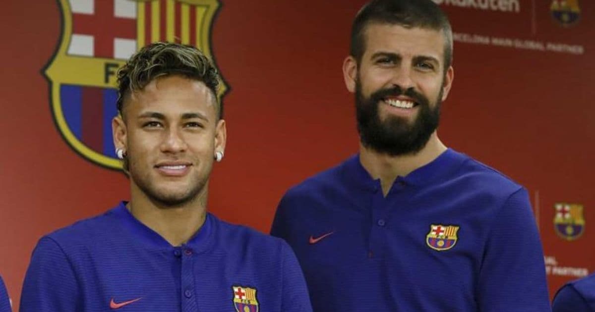 Piqué revela que time do Barça ofereceu reduzir salários para que clube trouxesse Neymar