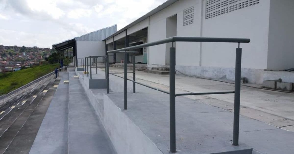 Candeias: Governo injeta R$ 307 mil para requalificar estádio Caldeirão