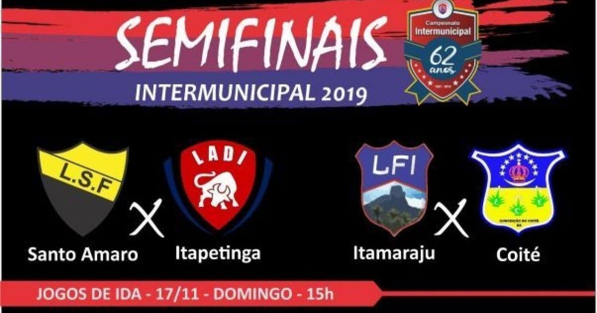 FBF define confrontos e datas das semifinais do Intermunicipal 2019
