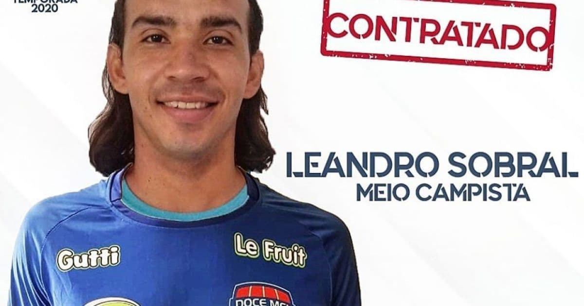 Doce Mel anuncia volante Leandro Sobral para disputa do Baianão 2020