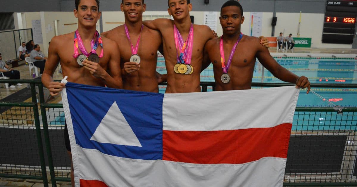 Com destaque na natação, Bahia conquista 17 medalhas nos Jogos Escolares 2019 