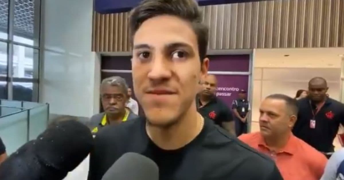 Pedro desembarca do Rio de Janeiro para assinar contrato com Flamengo