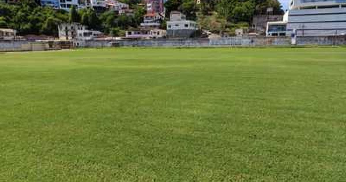 Estádio Mário Pessoa, em Ilhéus, vai inaugurar novo gramado nesta semana
