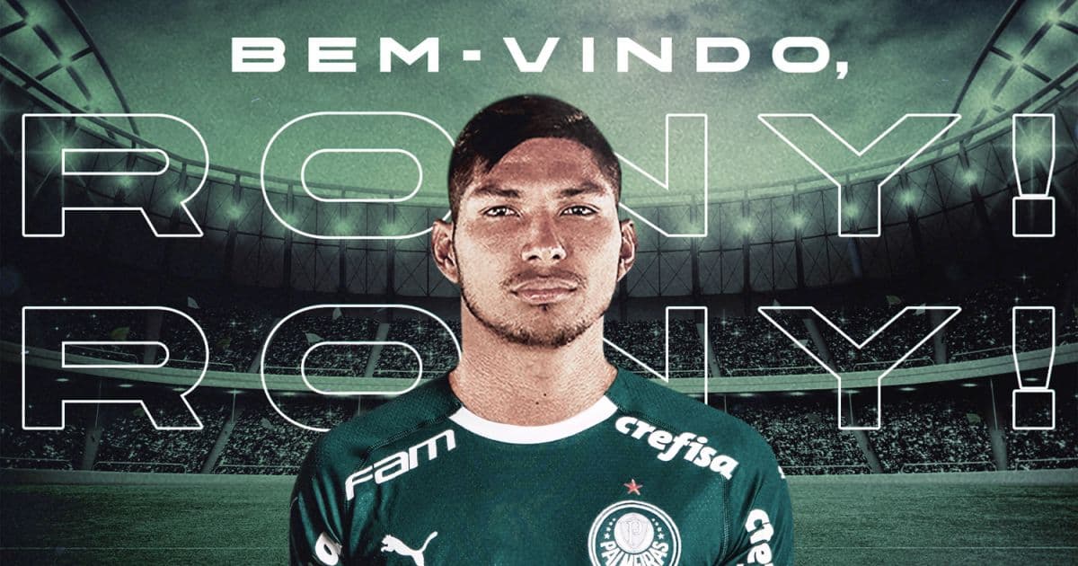 Rony comemora acerto com o Palmeiras: 'Onde sempre desejei estar'
