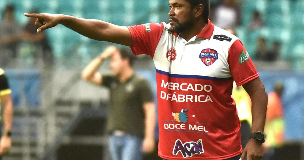 Técnico do Doce Mel, Índio Ferreira valoriza empate com o Bahia na Arena Fonte Nova
