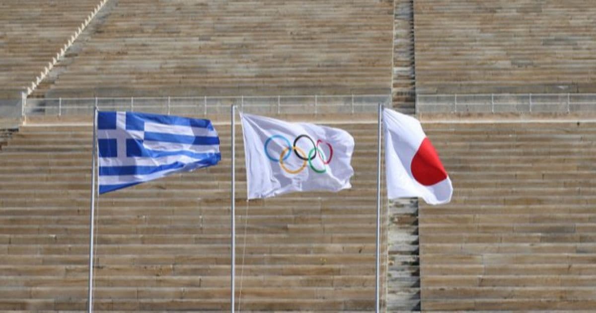 Japão recebe a chama olímpica com portões fechados na Grécia