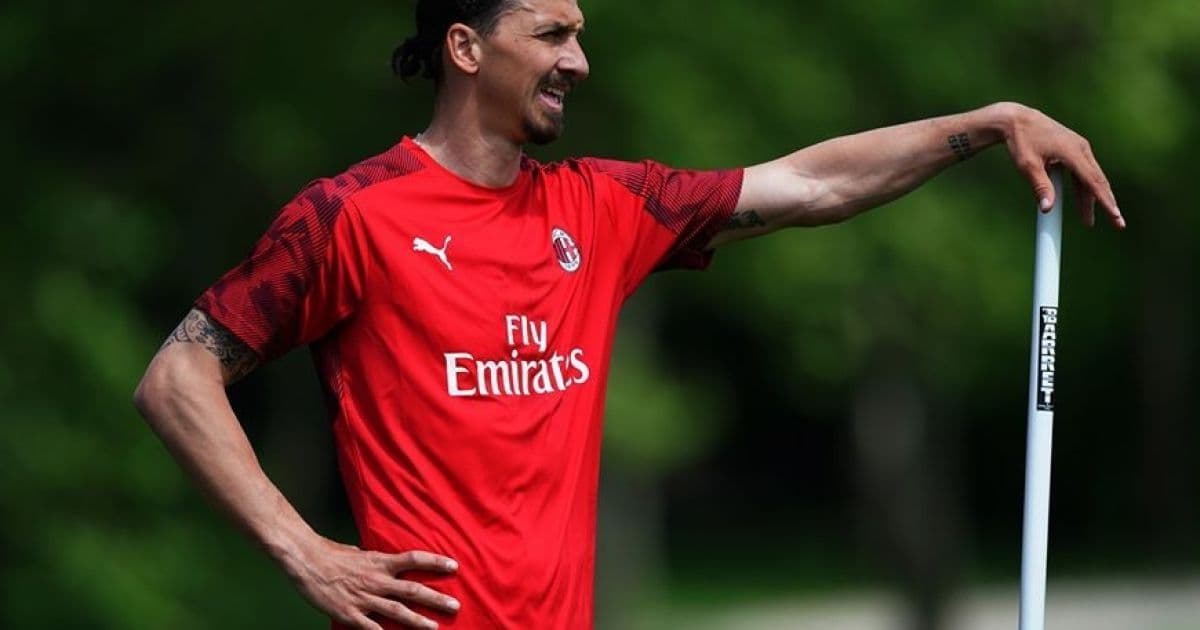 Milan confirma lesão do atacante Ibrahimovic na panturrilha
