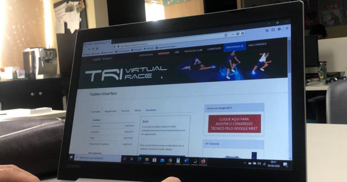 Federação Baiana de Triathlon realiza campeonato virtual