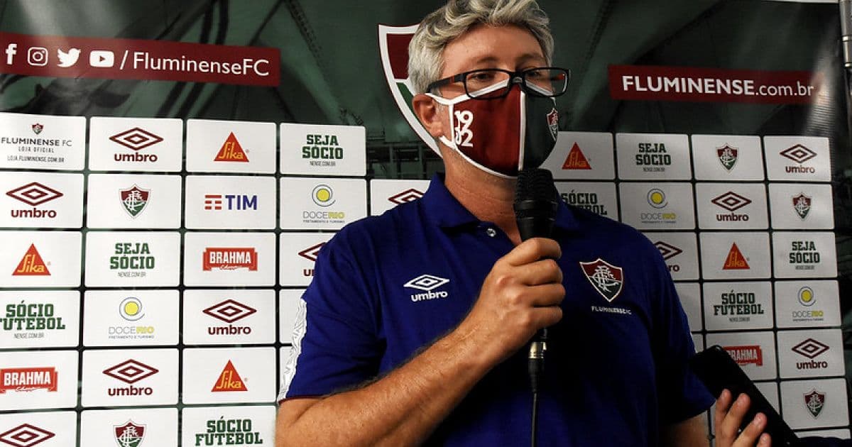 'O que fizemos nos três jogos tenho que aplaudir', diz Odair após revés do Fluminense