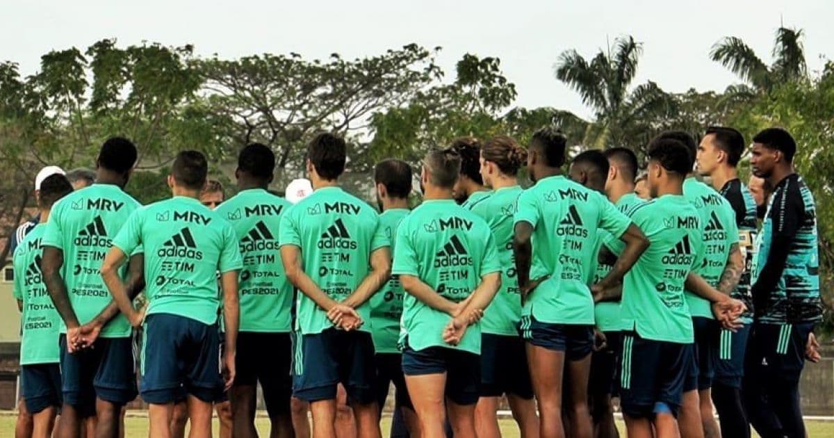 Em meio a surto de Covid-19, Flamengo tem 10 jogadores profissionais à disposição