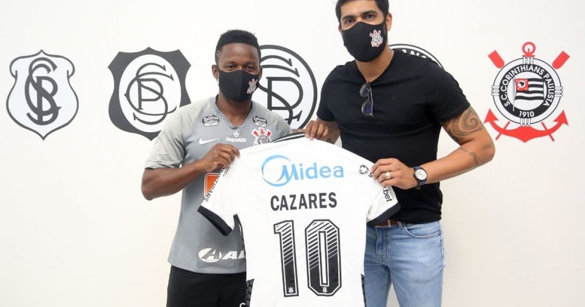 Corinthians anuncia contratação de Cazares; atleta estava no Atlético-MG