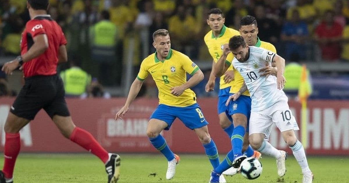 Clássico entre Brasil e Argentina será na Arena Pernambuco
