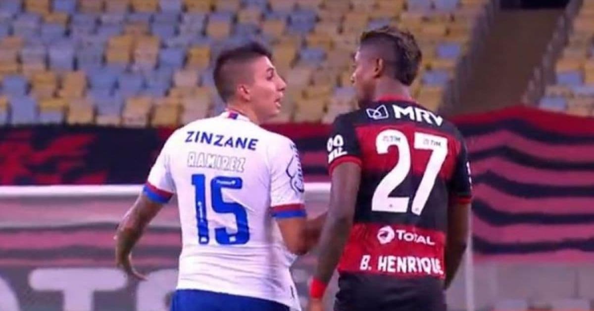 Flamengo consegue análise das imagens de discussão entre Ramírez e Bruno Henrique