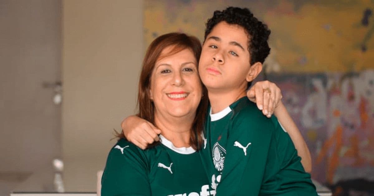 Mãe e filho, símbolos da torcida do Palmeiras, vão assistir final da Libertadores no Maracanã