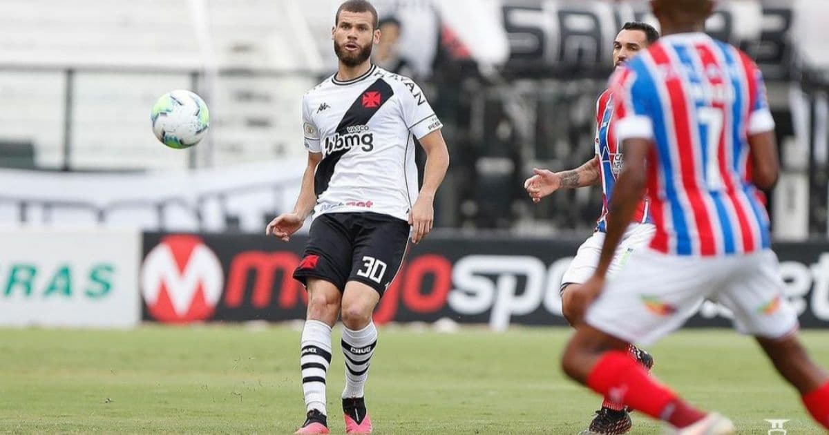 Zagueiro do Vasco lamenta empate com Bahia em São Januário: 'Precisávamos do resultado'