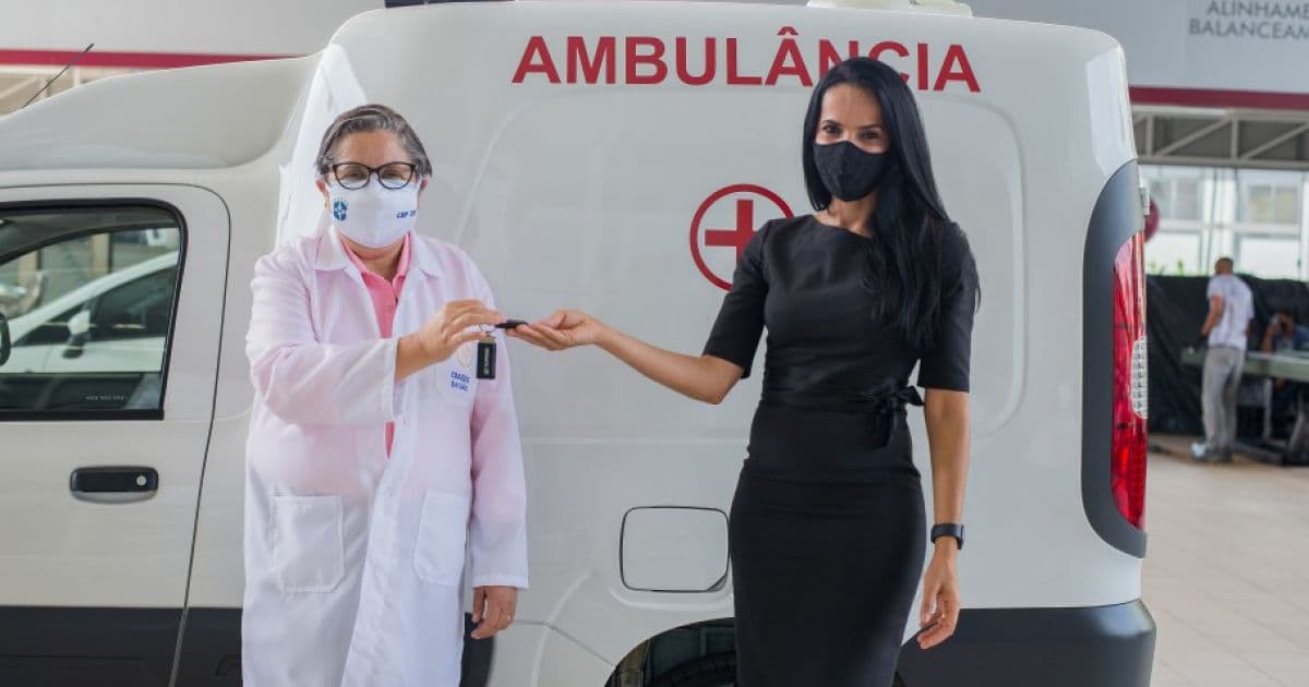 CBF e FBF entregam primeira ambulância do projeto Craques da Saúde para a Bahia