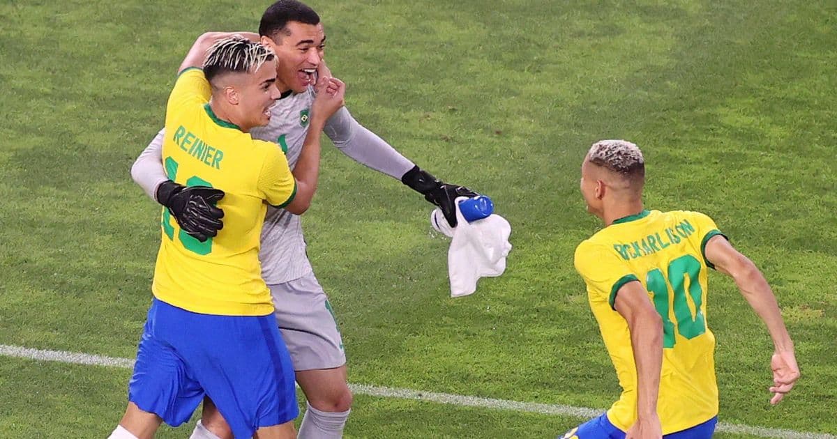 Goleiro Santos é exaltado na classificação do Brasil à final do futebol masculino