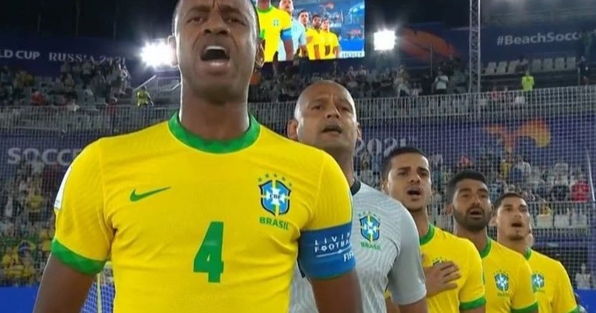 Brasil estreia com derrota para a Suíça na Copa do Mundo de Beach Soccer