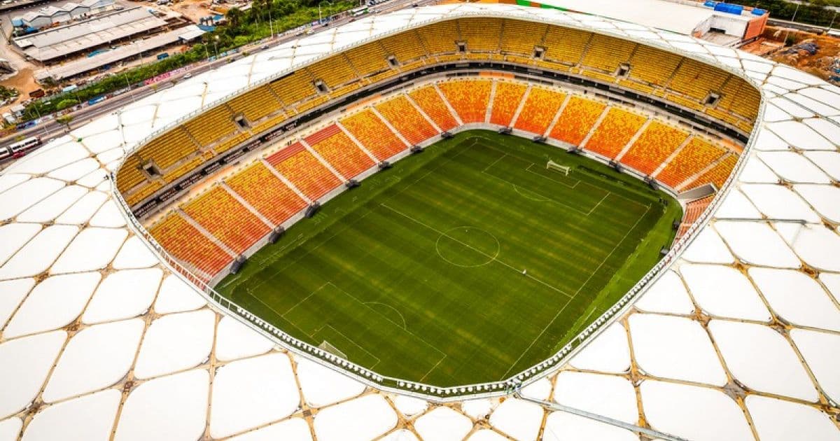 Brasil x Uruguai: Arena Amazônia receberá 8 mil pagantes e 4 mil convidados, diz governo