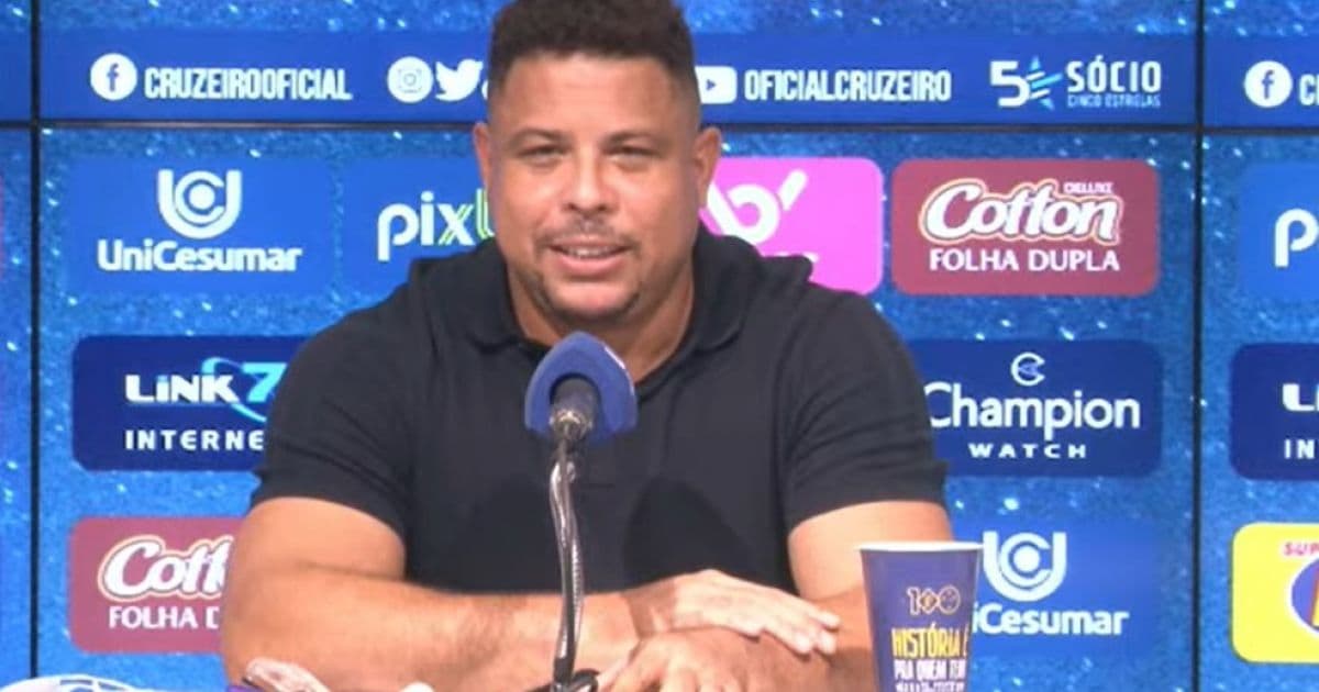 Ronaldo classifica Cruzeiro como 'paciente grave na UTI' e projeta muitas dificuldades