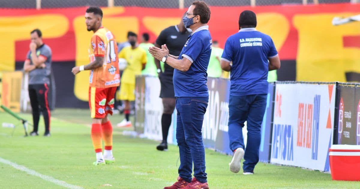 Juazeirense anuncia a saída do técnico Francisco Diá após goleada sofrida em casa