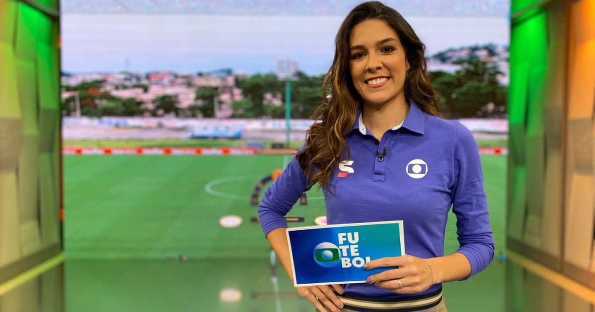 Na tela da Globo: Renata Silveira será a 1ª mulher a narrar o Brasileirão na TV aberta