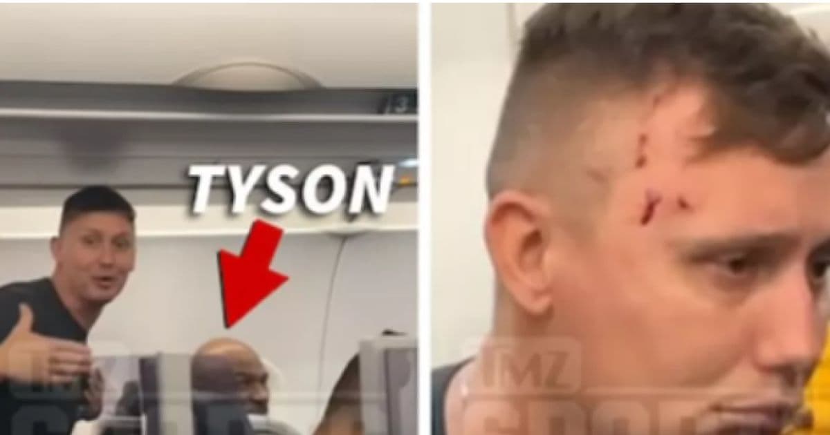 VÍDEO: Dentro de avião, Mike Tyson se enfurece e dá socos em homem