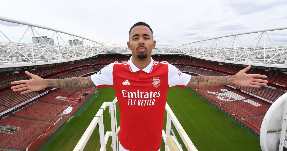 Arsenal oficializa a contratação do atacante Gabriel Jesus
