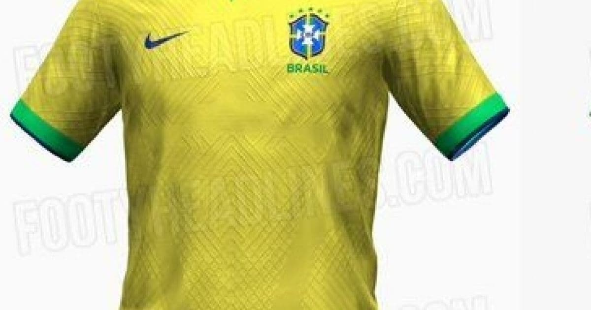 Site vaza imagens da suposta nova camisa da Seleção Brasileira para a Copa do Mundo