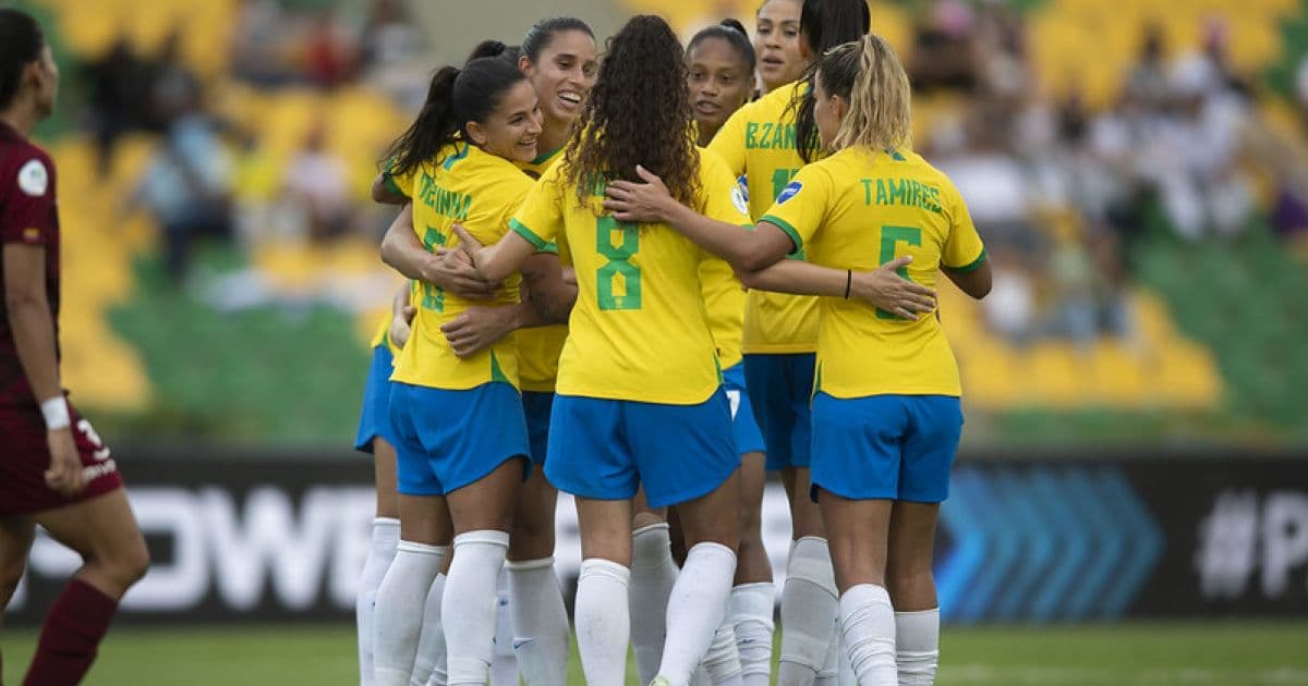 Copa América Feminina: Brasil goleia Venezuela e garante vaga na semi