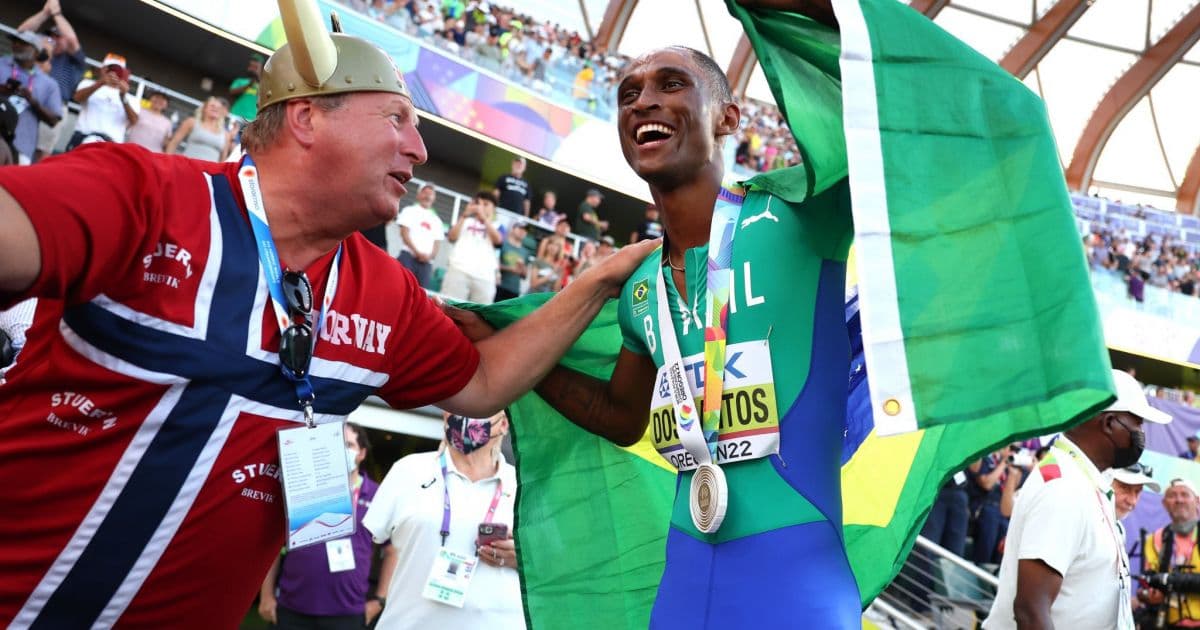 Atletismo: Alisson dos Santos é campeão mundial dos 400 m com barreiras