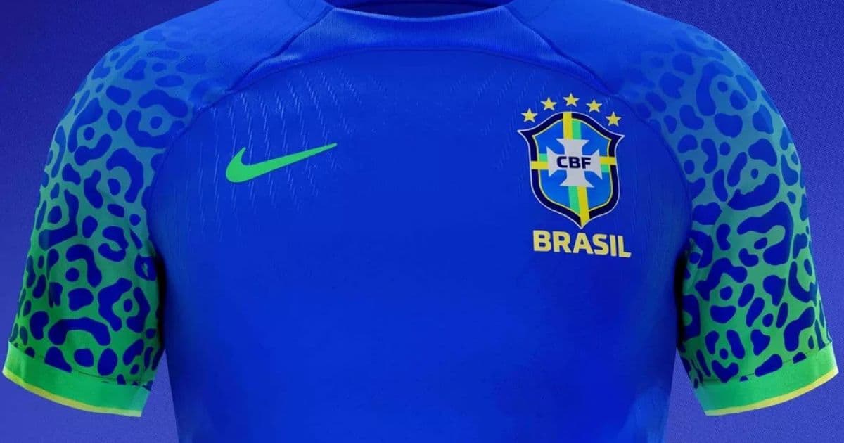 Modelo reserva, camisa azul da seleção brasileira já está esgotada