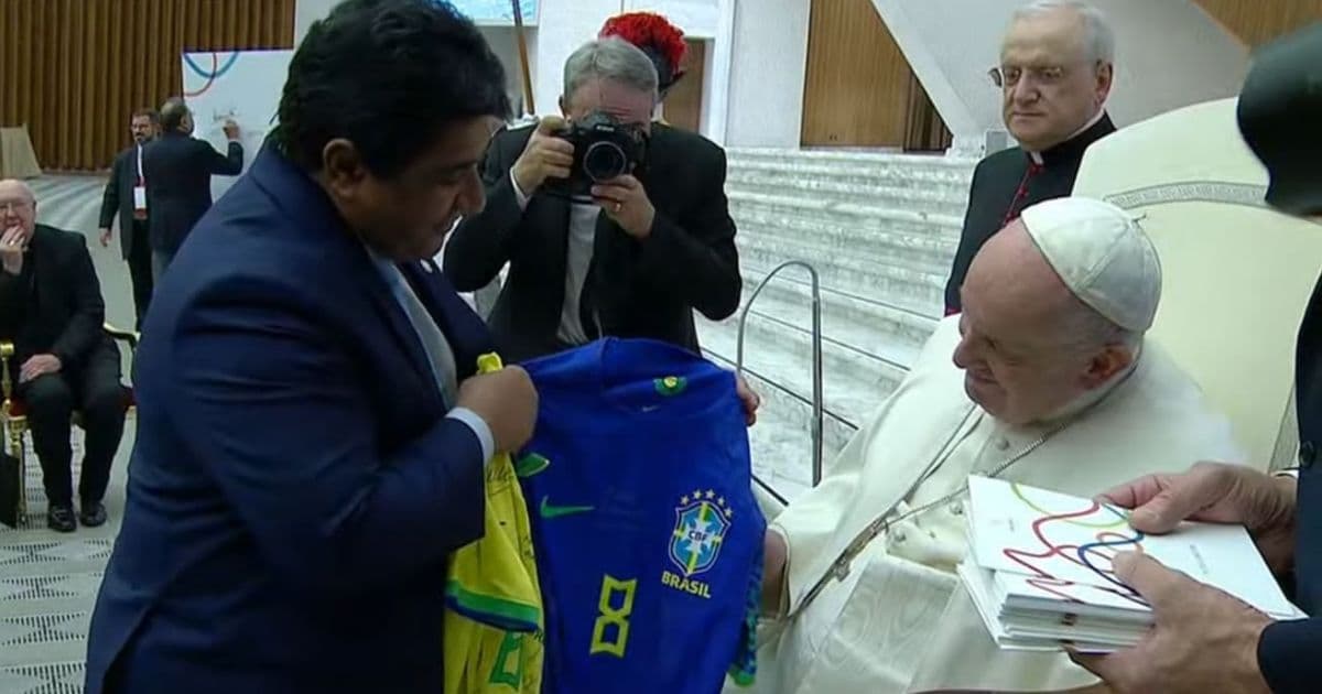 Em evento sobre inclusão no Vaticano, Ednaldo Rodrigues é recebido pelo Papa