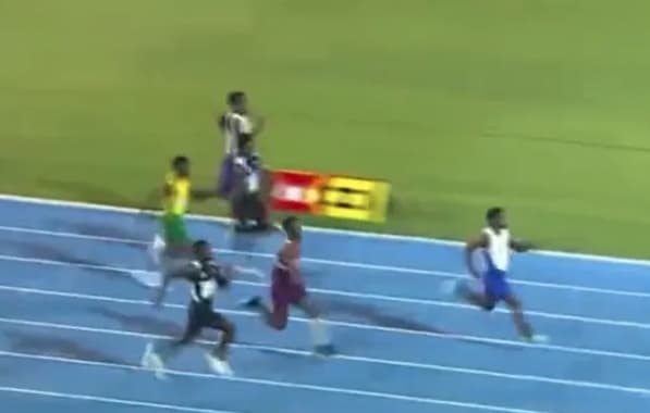 Imagem sobre Velocista jamaicano, de 19 anos, bate recorde e é comparado a Usain Bolt