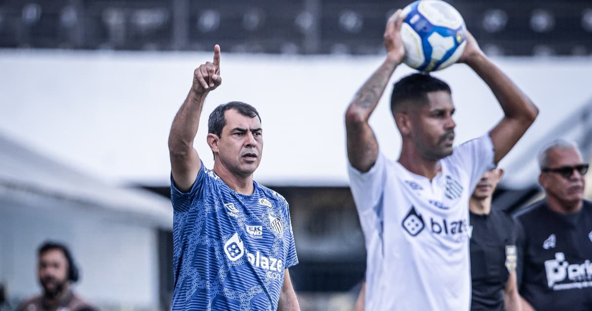 Carille aponta erros do Santos, mas celebra vitória na estreia da Série B: "Ganhamos para melhorar mais"